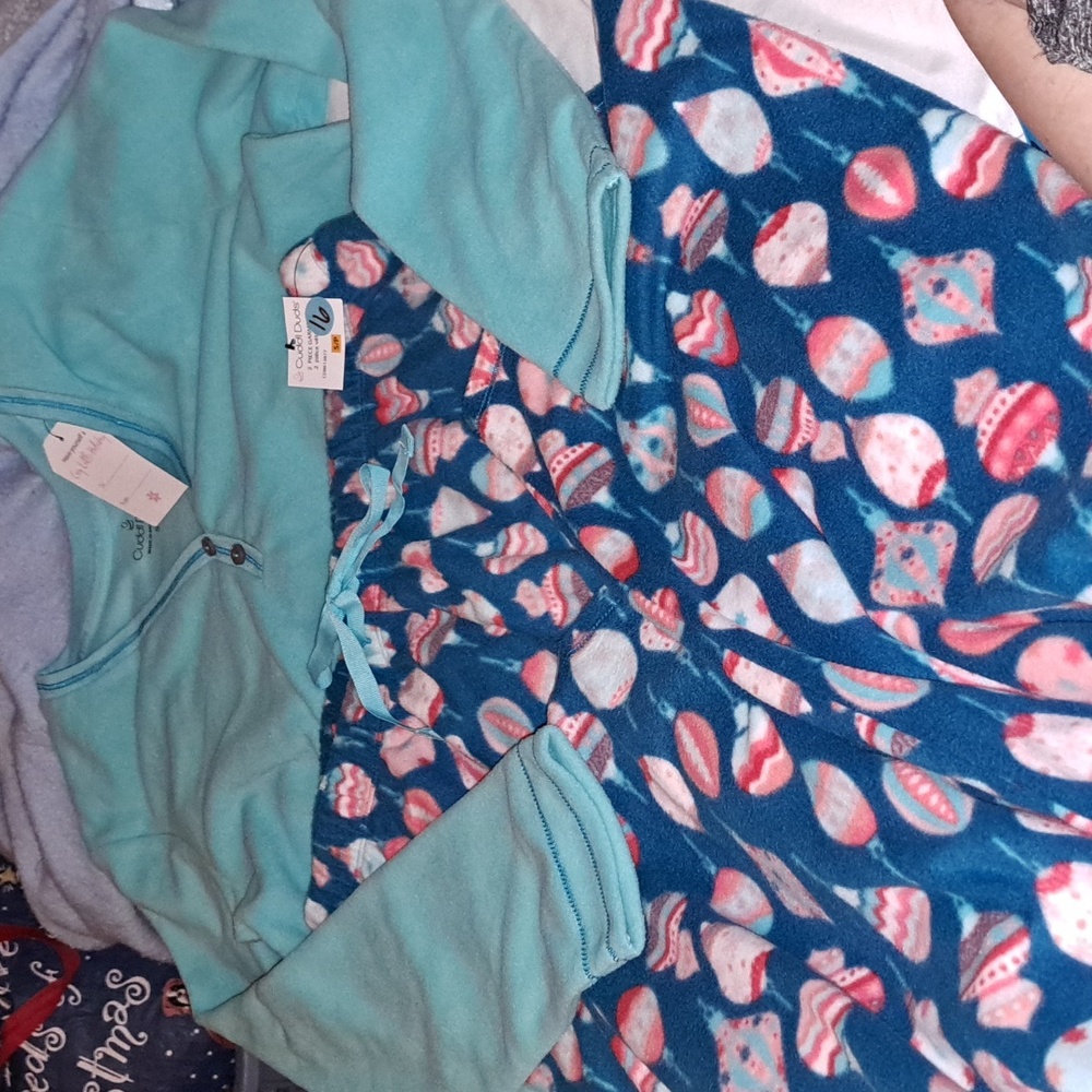 🛍Cuddl Duds S christmas pajamas